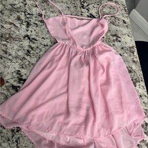 Lucy in the Sky Pink Asymmetrical Dress